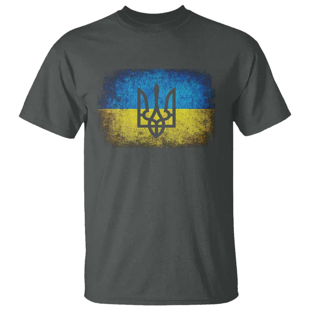 Vintage Ukraine Ukrainian Flag T Shirt Ukrainians Gifts