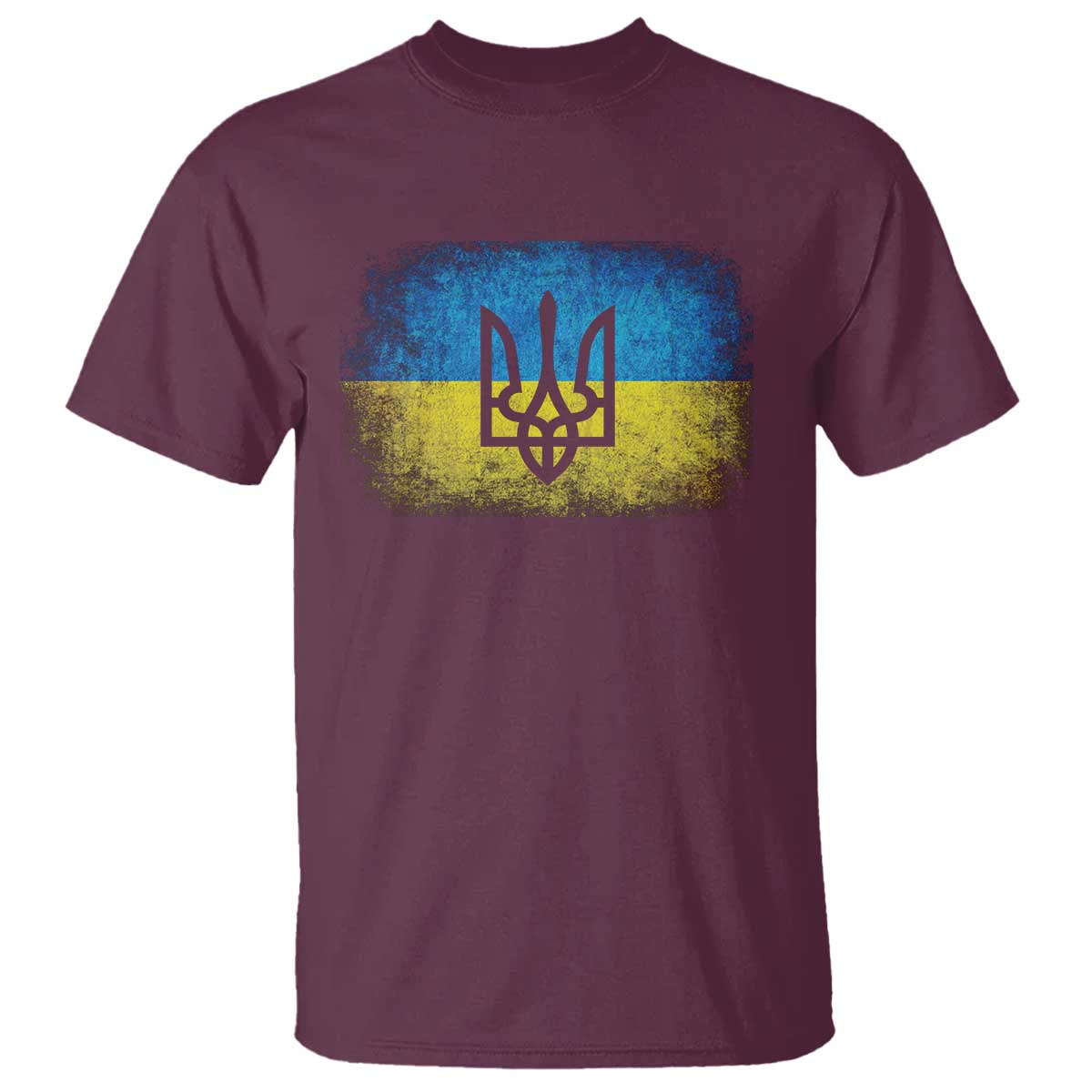 Vintage Ukraine Ukrainian Flag T Shirt Ukrainians Gifts