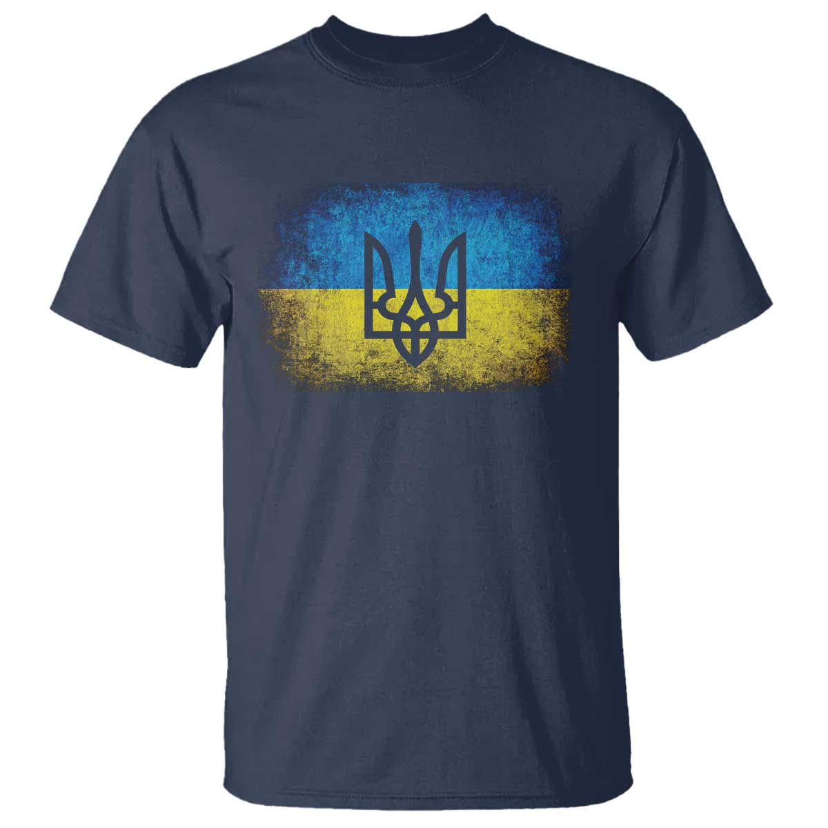 Vintage Ukraine Ukrainian Flag T Shirt Ukrainians Gifts
