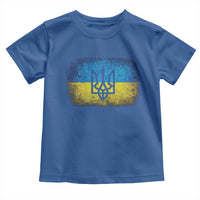 Vintage Ukraine Ukrainian Flag Toddler T Shirt Ukrainians Gifts