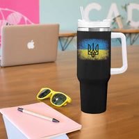 Vintage Ukraine Ukrainian Flag Tumbler With Handle Ukrainians Gifts