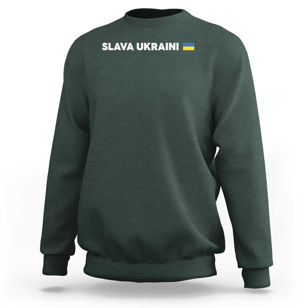 Slava Ukraini Ukraine Flag Sweatshirt Ukrainian Pride