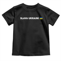 Slava Ukraini Ukraine Flag Toddler T Shirt Ukrainian Pride