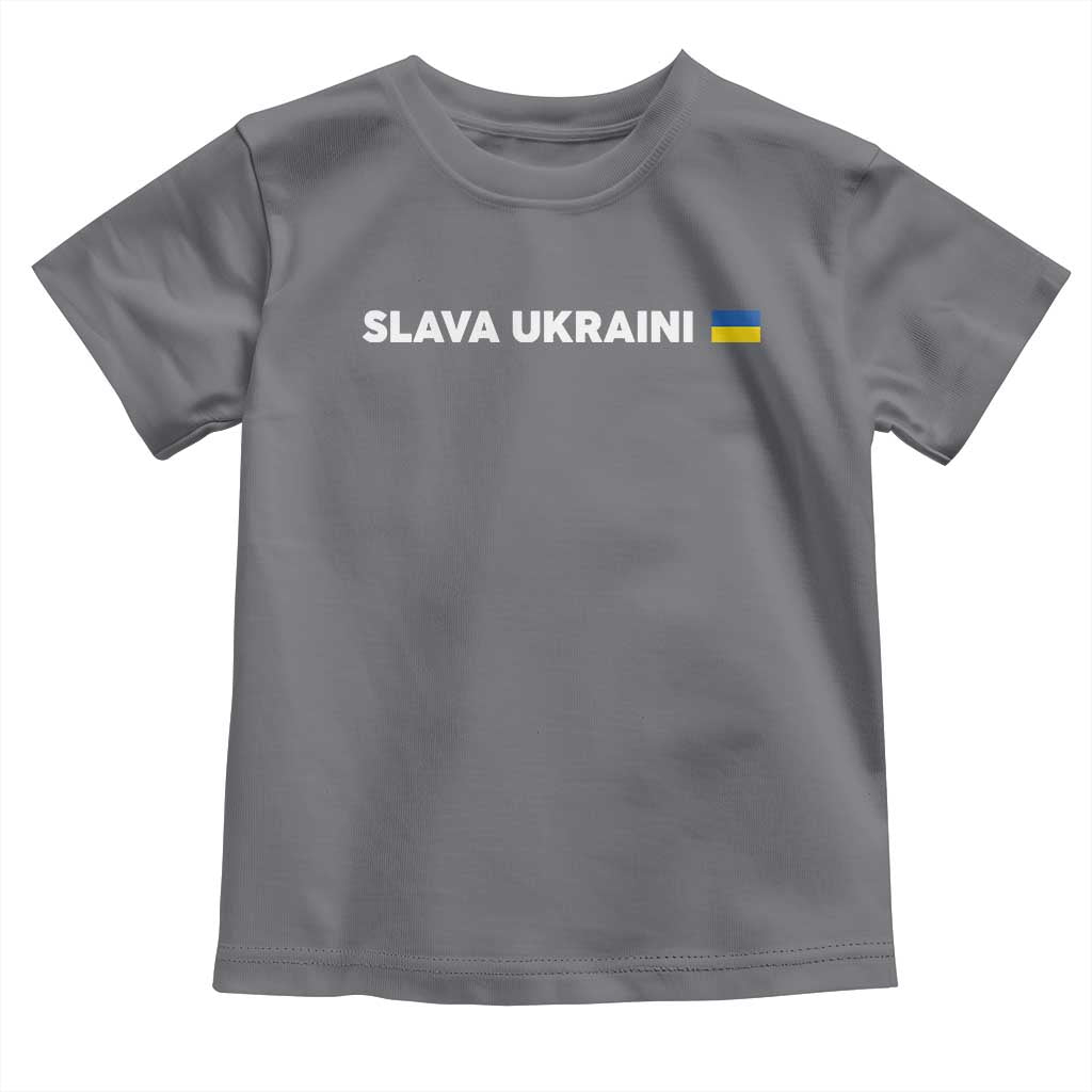Slava Ukraini Ukraine Flag Toddler T Shirt Ukrainian Pride