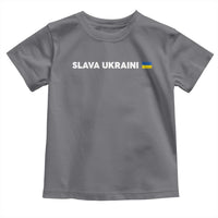 Slava Ukraini Ukraine Flag Toddler T Shirt Ukrainian Pride