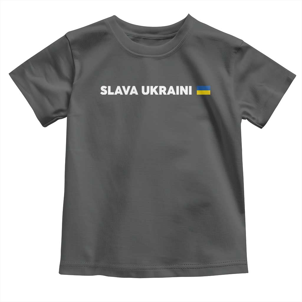 Slava Ukraini Ukraine Flag Toddler T Shirt Ukrainian Pride
