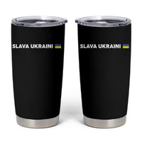 Slava Ukraini Ukraine Flag Tumbler Cup Ukrainian Pride
