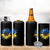 Sunflower Ukraine Flag 4 in 1 Can Cooler Tumbler Patriot Patriotic Ukraine Ukrainian National Flag