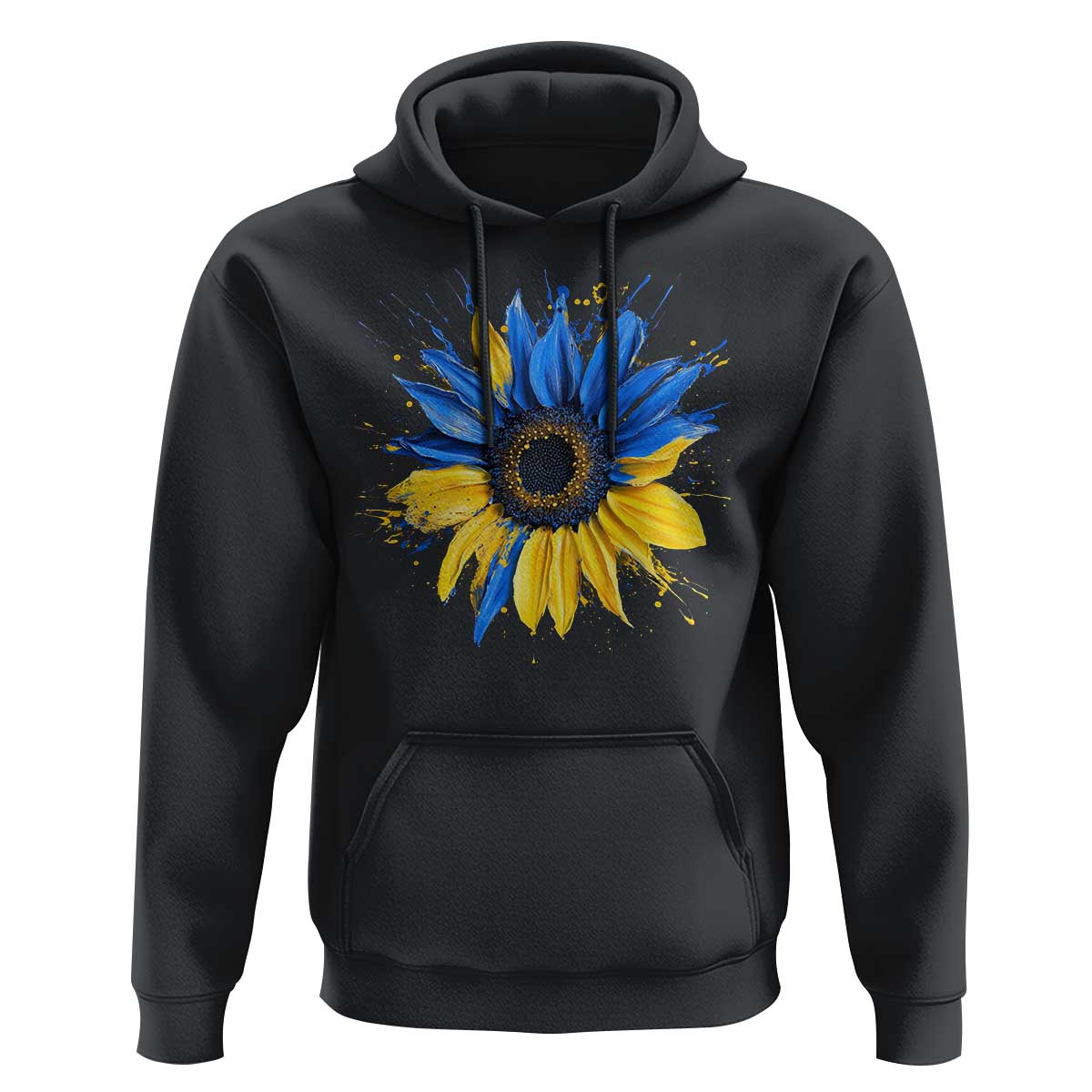 Sunflower Ukraine Flag Hoodie Patriot Patriotic Ukraine Ukrainian National Flag
