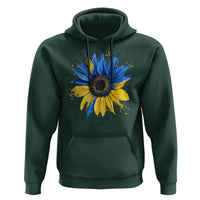 Sunflower Ukraine Flag Hoodie Patriot Patriotic Ukraine Ukrainian National Flag