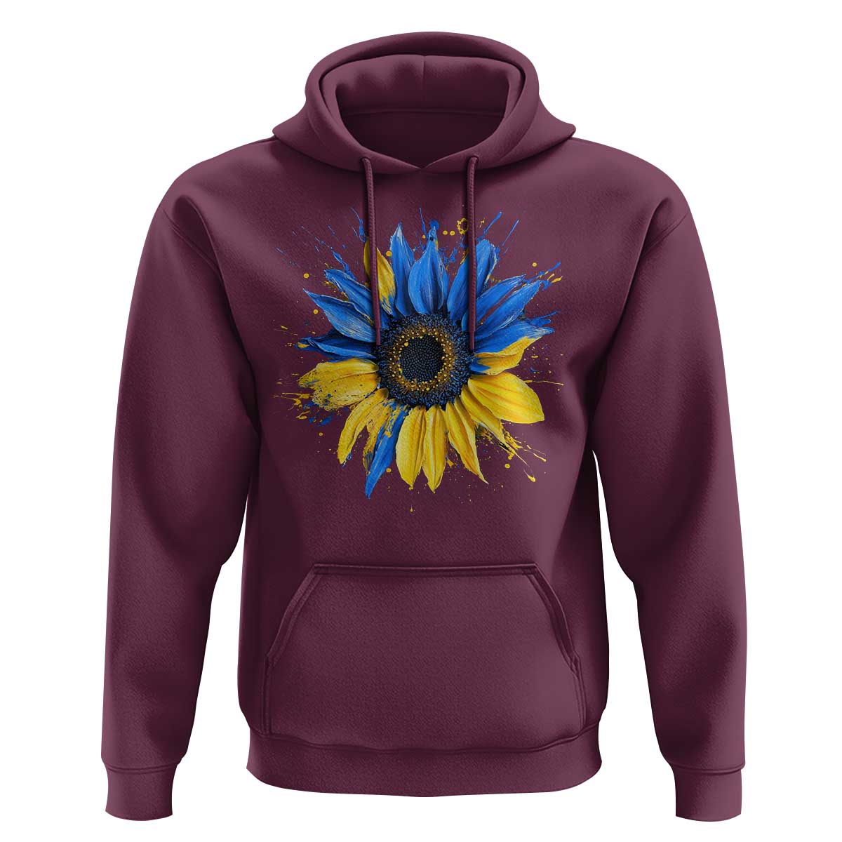 Sunflower Ukraine Flag Hoodie Patriot Patriotic Ukraine Ukrainian National Flag