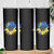 Sunflower Ukraine Flag Skinny Tumbler Patriot Patriotic Ukraine Ukrainian National Flag
