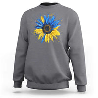 Sunflower Ukraine Flag Sweatshirt Patriot Patriotic Ukraine Ukrainian National Flag