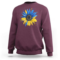 Sunflower Ukraine Flag Sweatshirt Patriot Patriotic Ukraine Ukrainian National Flag