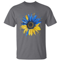 Sunflower Ukraine Flag T Shirt Patriot Patriotic Ukraine Ukrainian National Flag