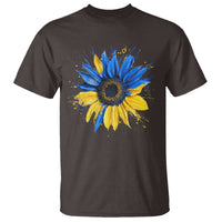 Sunflower Ukraine Flag T Shirt Patriot Patriotic Ukraine Ukrainian National Flag