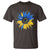 Sunflower Ukraine Flag T Shirt Patriot Patriotic Ukraine Ukrainian National Flag