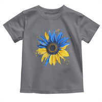 Sunflower Ukraine Flag Toddler T Shirt Patriot Patriotic Ukraine Ukrainian National Flag