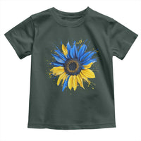 Sunflower Ukraine Flag Toddler T Shirt Patriot Patriotic Ukraine Ukrainian National Flag
