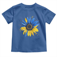 Sunflower Ukraine Flag Toddler T Shirt Patriot Patriotic Ukraine Ukrainian National Flag