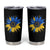 Sunflower Ukraine Flag Tumbler Cup Patriot Patriotic Ukraine Ukrainian National Flag