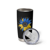 Sunflower Ukraine Flag Tumbler Cup Patriot Patriotic Ukraine Ukrainian National Flag