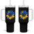 Sunflower Ukraine Flag Tumbler With Handle Patriot Patriotic Ukraine Ukrainian National Flag