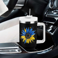 Sunflower Ukraine Flag Tumbler With Handle Patriot Patriotic Ukraine Ukrainian National Flag