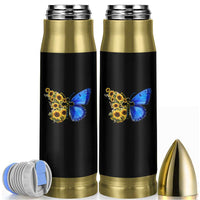 Sunflower Butterfly Ukraine Flag Bullet Tumbler