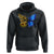 Sunflower Butterfly Ukraine Flag Hoodie