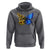 Sunflower Butterfly Ukraine Flag Hoodie