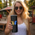 Sunflower Butterfly Ukraine Flag Skinny Tumbler