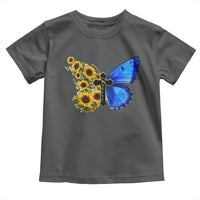 Sunflower Butterfly Ukraine Flag Toddler T Shirt