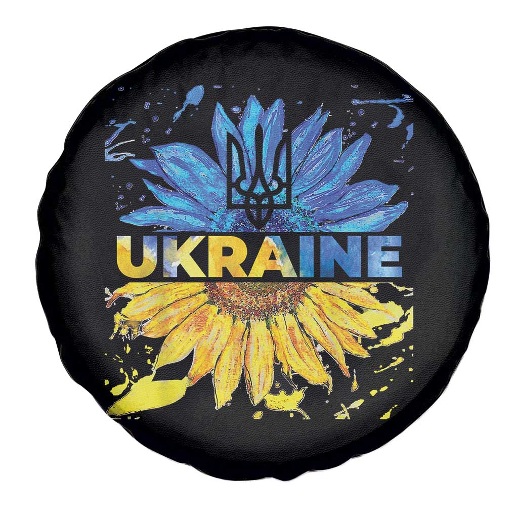Ukraine Sunflower Ukrainian Flag Spare Tire Cover