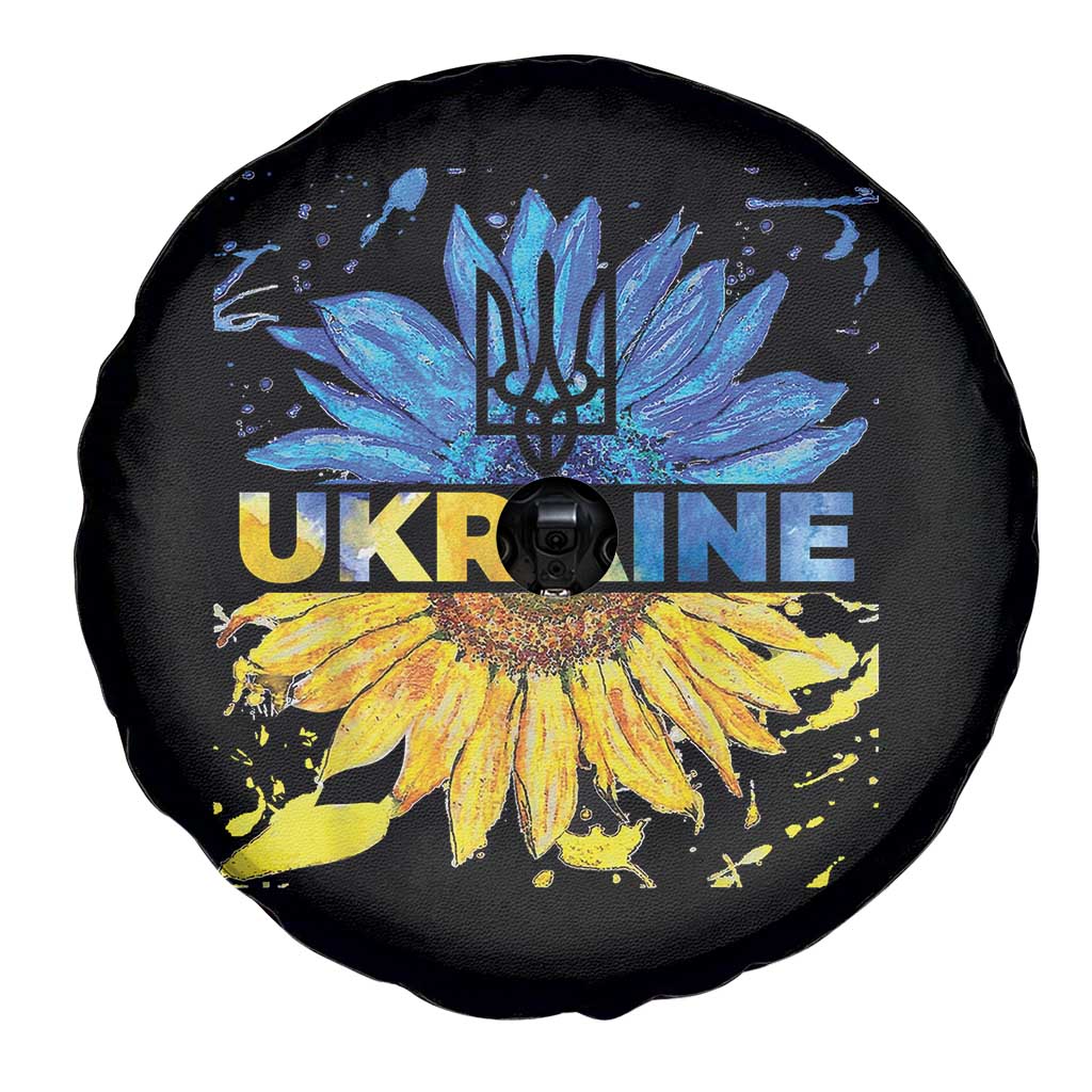 Ukraine Sunflower Ukrainian Flag Spare Tire Cover