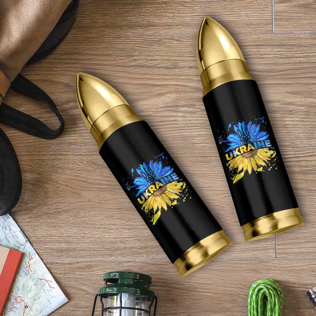 Ukraine Sunflower Ukrainian Flag Bullet Tumbler