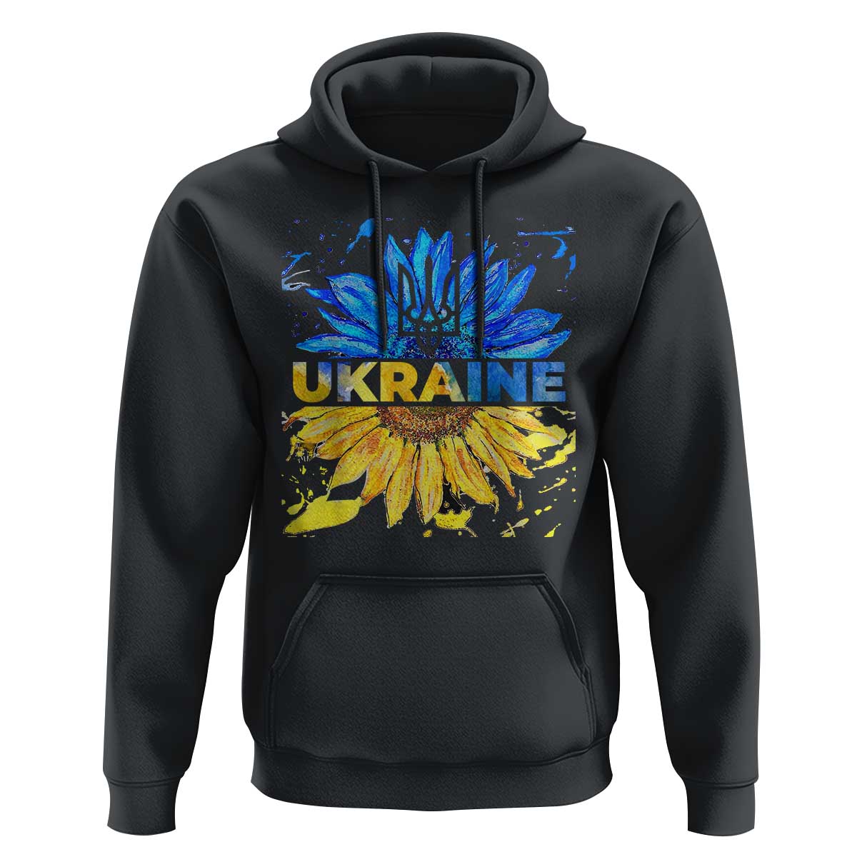 Ukraine Sunflower Ukrainian Flag Hoodie