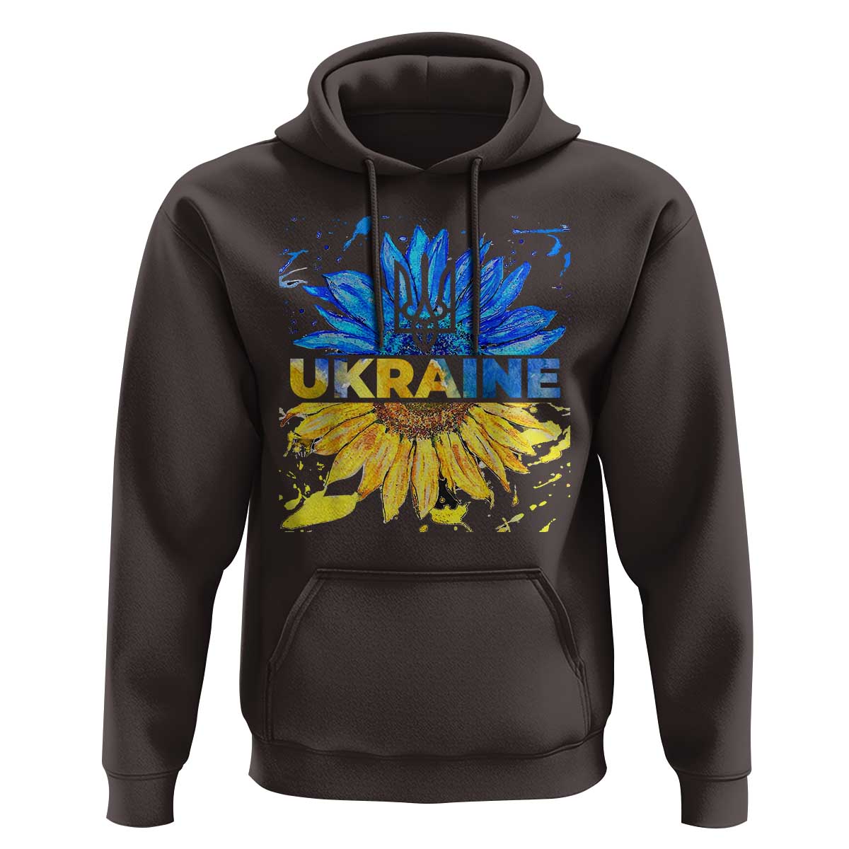 Ukraine Sunflower Ukrainian Flag Hoodie