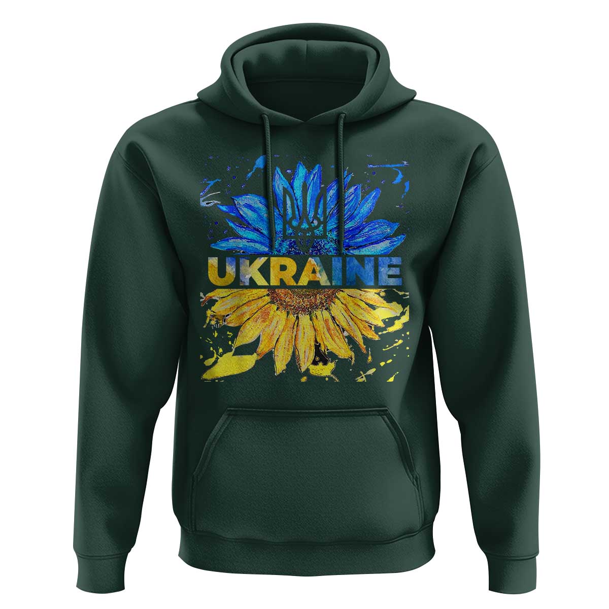 Ukraine Sunflower Ukrainian Flag Hoodie