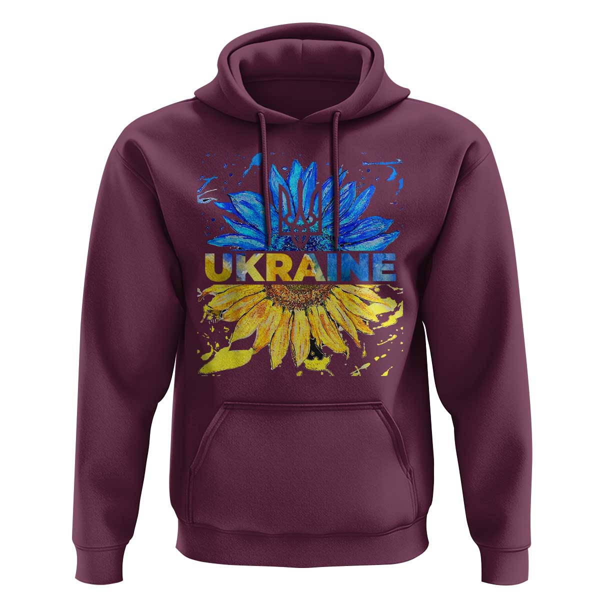 Ukraine Sunflower Ukrainian Flag Hoodie