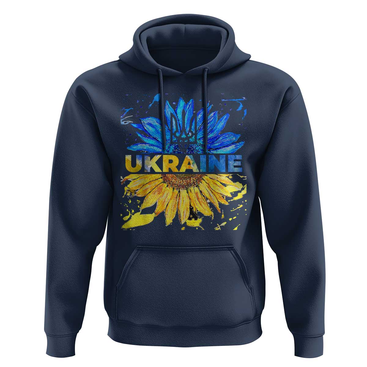 Ukraine Sunflower Ukrainian Flag Hoodie