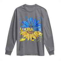 Ukraine Sunflower Ukrainian Flag Long Sleeve Shirt