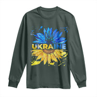 Ukraine Sunflower Ukrainian Flag Long Sleeve Shirt