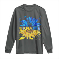 Ukraine Sunflower Ukrainian Flag Long Sleeve Shirt