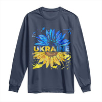 Ukraine Sunflower Ukrainian Flag Long Sleeve Shirt