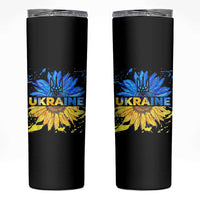 Ukraine Sunflower Ukrainian Flag Skinny Tumbler