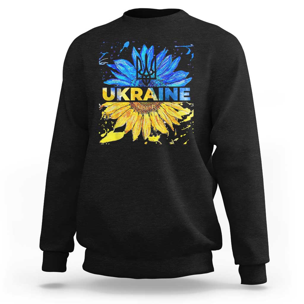 Ukraine Sunflower Ukrainian Flag Sweatshirt