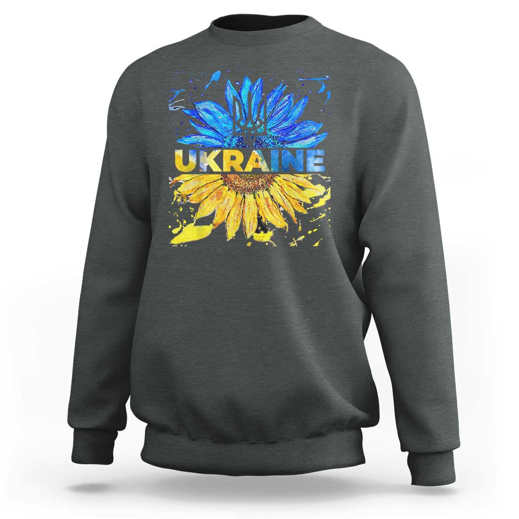 Ukraine Sunflower Ukrainian Flag Sweatshirt
