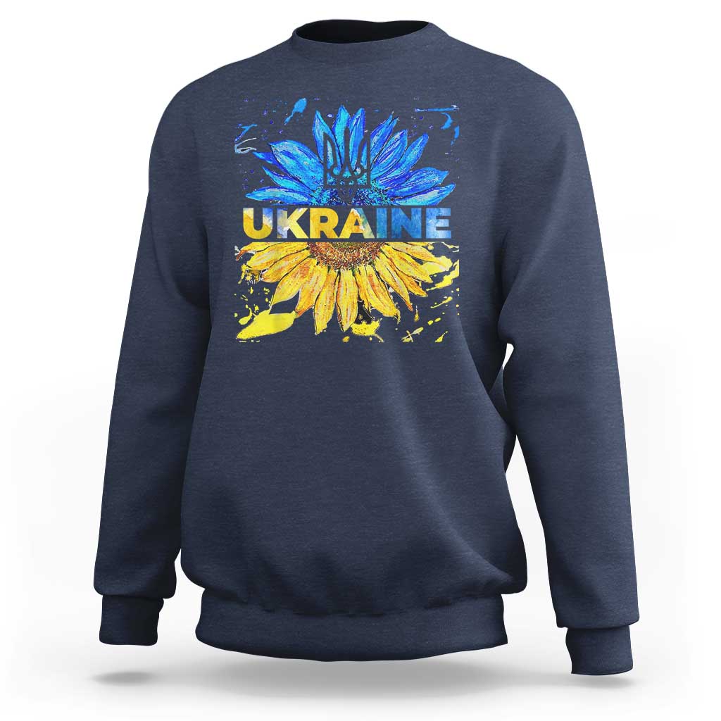 Ukraine Sunflower Ukrainian Flag Sweatshirt