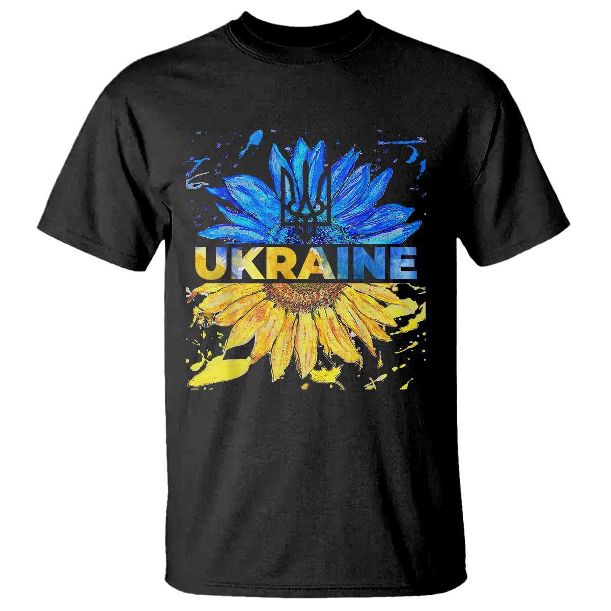 Ukraine Sunflower Ukrainian Flag T Shirt